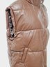 NWT Forever 21 Women's Size XL Brown Faux Down Puffer Vest (tote 2)
