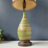 Large 60s Glazed Pottery Table Lamp