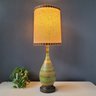 Large 60s Glazed Pottery Table Lamp