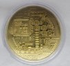 2013 Commemorative Bitcoin Gold Tone Coin