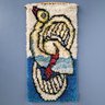 70s Scandinavian Rya Wool Tapestry