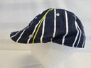Rare Robert Graham Knowledge Wisdom Truth Navy Blue & White Striped Adjustable Driving Cap - NOS With Tag