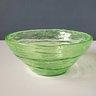Vintage Swirled  Uranium Glass Bowl
