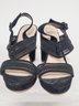 Vince Camuto  Black Jazelle Platform Slingback Heels Black Size 11