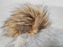 Christian Siriano Knit Pom Hat & Chunky Knit Fat Hat Hand Made Pom Hat