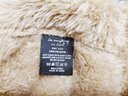 Great Do Everything In Love Tan Faux Fur Hooded Cape Jacket - One Size