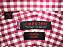 NEW Men's Chester Barrie Gingham Button Down Dress Shirt Size 16 -32/33