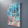 36x24 Signed Original Arlene Carr Abstract On Canvss