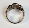 Vintage Solid Sterling Silver Dome / Shell Ring