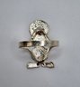 Vintage Sterling Silver Tweety Bird Ring