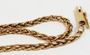 Vintage 14k Italian Yellow Gold  Spiral Rope Link Bracelet