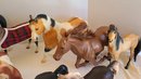 A Collection Of Plastic Horses