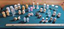 Large Salt And Pepper Shaker Lot, Includes Glass, Ceramic, Lenox, And More, No Chips