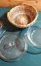 Pyrex, Anchor And A Carrier Basket, Good Used Condition