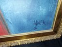 Signed Charles Lanier Oil Or Acrylic On Canvas