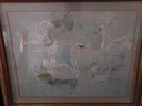'Swans' Signed By Berthe Morisot