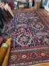 Gorgeous Antique Navy Blue Persian Wool Rug