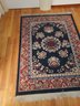 Navy Blue & Red Area Rug