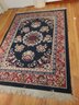 Navy Blue & Red Area Rug