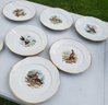 Apilco And Veritable (Game Themed) Dinner Plates, Lunch Plates And Four Serving Plates