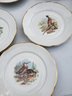 Apilco And Veritable (Game Themed) Dinner Plates, Lunch Plates And Four Serving Plates