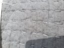 Pair Of Gray Pottery Barn Pick Stitch Pillow Shams (never Used)