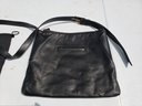 Joanna Maxham Leather And Suede Black Handbag