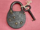 Vintage Padlock And Key