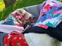 Large Lot Of Fabric Remnants