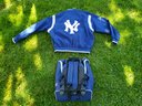 Vintage Yankees Jacket (size Large) And Backpack