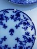 Blue And White Antique Plates, Two Watteau Doulton, Meakin 1891-1912 Wedgewood And Davenport