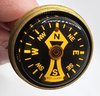 Unusual Vintage Brass Compass