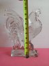 Glass Rooster Sculpture