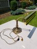 Brass Library Table Lamp