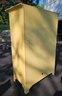 Yellow Painted Cabinet W A Desk Inside! Very Sturdy