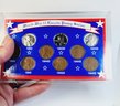World War II Lincoln Penny Series Collection 9 Coins - Steal Cents In Display Case
