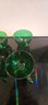 Vintage Green Glass Coffee Cups