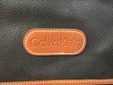 Calvin Klein Black Vinyl Travel Bag