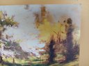 BUDDEN LANDSCAPE STRETCHED CANVAS PAINTING