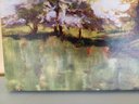 BUDDEN LANDSCAPE STRETCHED CANVAS PAINTING