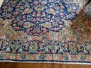 Beautiful Blue Background Floral Rug