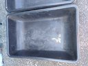 3 LARGE PLASTIC MIXING TUBS