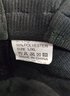Men's Classic Black Faux Leather Fedora Hat Size L/XL