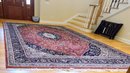 Vibrant Hand Knotted Kashan Persian? Livingroom Or Front Entrance Rug