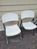 Folding Chairs. Group Of 4 By Mainstays. - - - - - - - - - - - - - - - - - - - - - - - - - - - - - Loc: Deck