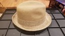 Dobbs Fedora Hat #1 (Tan-Green Feather)