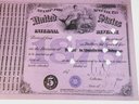 ANTIQUE  US 1878 $25 Internal Revenue Special Tax Tobacco Dealer Coupon Stamp Sheet RARE