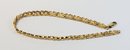 Unique 14k Yellow Gold V Shape Leaf Link Design  Bracelet