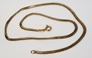 Sweet Vintage 14k Yellow Gold Fox Tail Chain Link Necklace