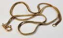 Sweet Vintage 14k Yellow Gold Fox Tail Chain Link Necklace